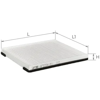 Фільтр салону ВАЗ 2170 Priora (2170-8122020-10) конд. HALLA (вир-во) ALPHA FILTER AF5034
