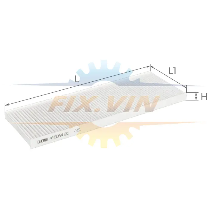 Фільтр салону Peugeot Boxer 1,9-2,8L/1,9-2,5D 94-06 / Citroen Jumper 1,9-2,8L/1,9-2,5D 94-06 / Fiat Ducato 2,0-2,8L 94-06 Альфа ALPHA FILTER AF5054 (фото 1)
