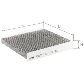 Фільтр салону ALPHA FILTER AF5077a