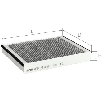 Фільтр салону ALFA FILTER (вугільний) ALPHA FILTER AF5084a