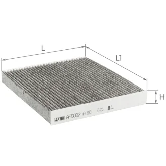 Фільтр салону ALPHA FILTER AF5092a