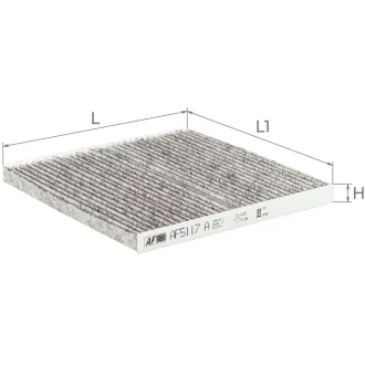 Фільтр салону (з акт вугіллям)Toyota Prius 1,5L 04-09, Yaris 1,0-1,5L 99-05, Avensis 2,0/2,0D 01-09 / Subaru Legacy 2,0-3,0L 03-, Outback 2,5-3,0L 04-09, Tribeca 3,0-3,6L 06- Альфа ALPHA FILTER AF5117a