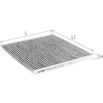 Фільтр салону ALPHA FILTER AF5118a