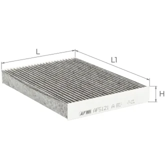 Фільтр салону ALPHA FILTER AF5121A