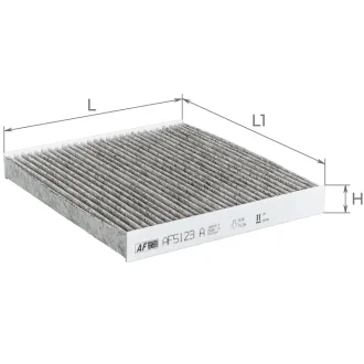 Фільтр салона ALPHA FILTER AF5123a