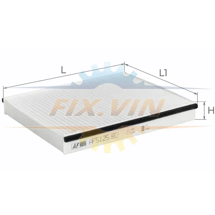 Фільтр салону HONDA CIVIC VIII 05- (вир-во) ALPHA FILTER AF5125 (фото 1)