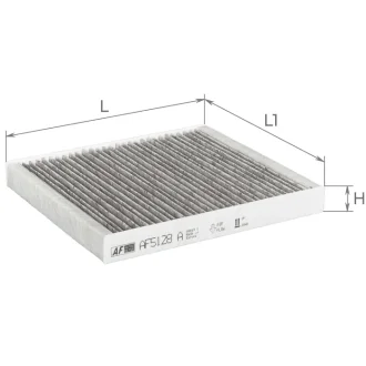 Фільтр салону вугільний ALPHA FILTER AF5128a