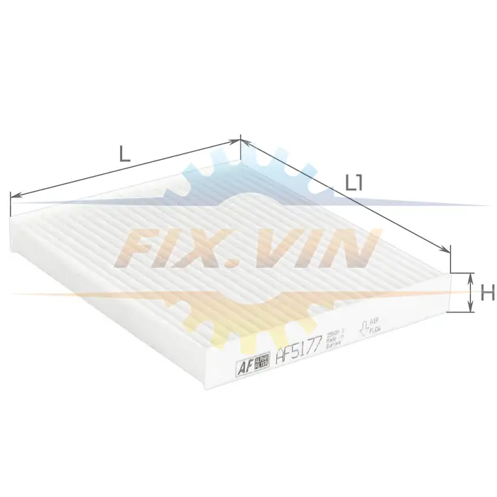 Фільтр салону NISSAN Pixo. SUZUKI Alto ALPHA FILTER AF5177 (фото 1)