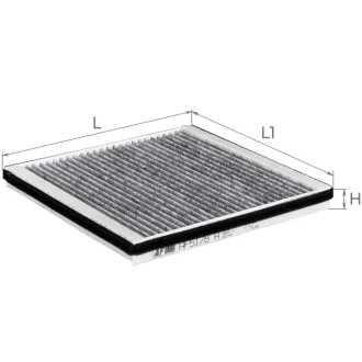 Фільтр салону CHEVROLET EUROPE Spark ALPHA FILTER AF5178A