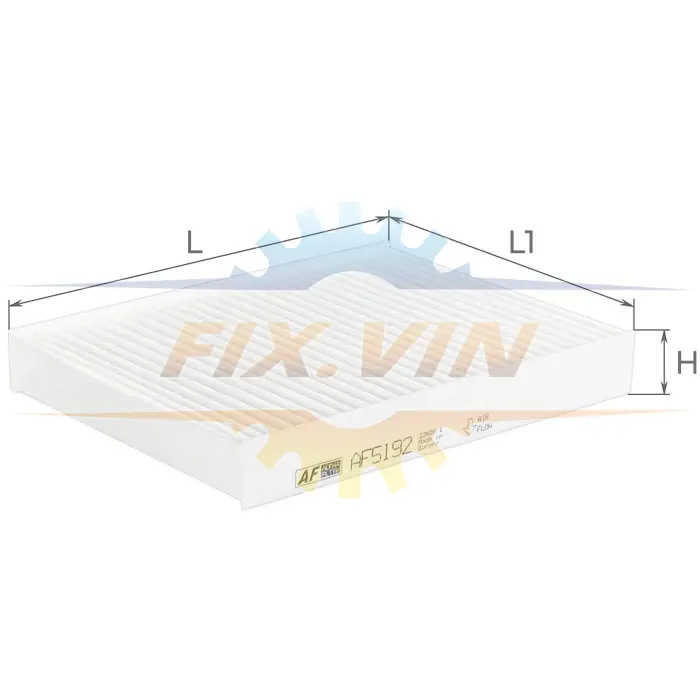 Фільтр салону CITROEN C1 II. PEUGEOT 108. TOYOTA Aygo II ALPHA FILTER AF5192 (фото 1)