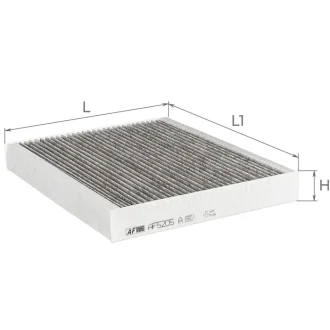 Фільтр салону ALPHA FILTER AF5205a