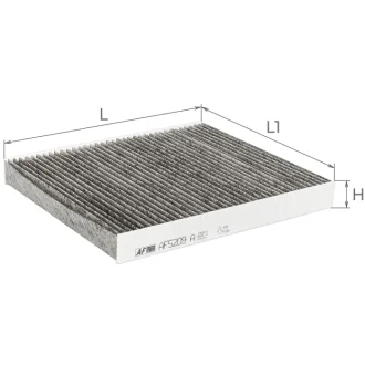 Фільтр салону ALPHA FILTER AF5209a