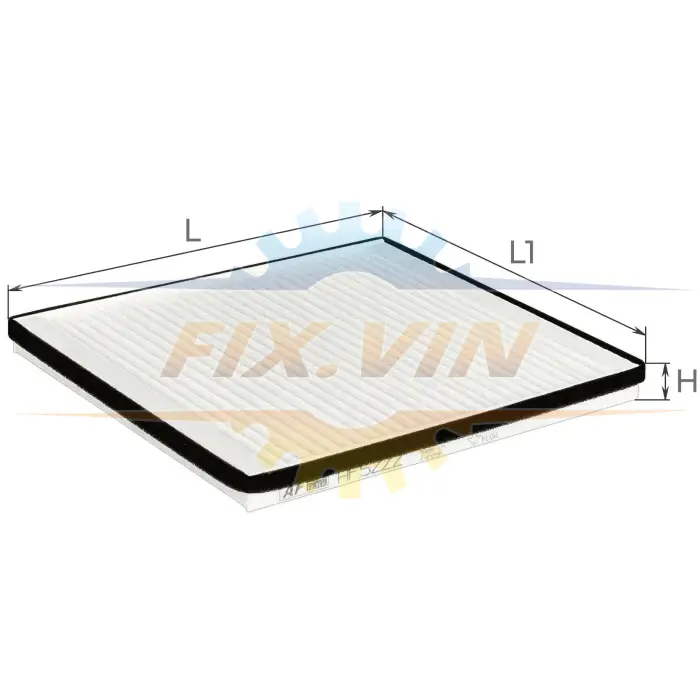 Фільтр салону CHERY M11 (вир-во) ALPHA FILTER AF5222 (фото 1)