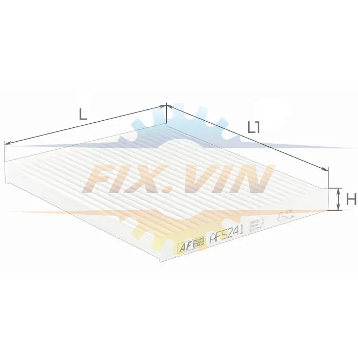 Фільтр салону GREAT WALL HAVAL H5 (вир-во) ALPHA FILTER AF5241 (фото 1)