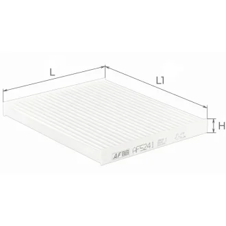 Фільтр салону GREAT WALL HAVAL H5 (вир-во) ALPHA FILTER AF5241