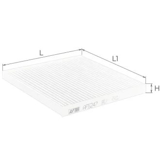 Фильтр салона GEELY Emgrand EC8 ALPHA FILTER AF5247