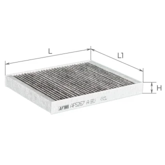 Фільтр салону FORD EXPLORER 11-19 вугільний ALPHA FILTER AF5267a
