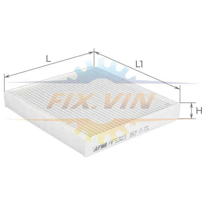 Фільтр салону Hyundai Ionic 6/Kia Niro II 22- ALPHA FILTER AF5323 (фото 1)