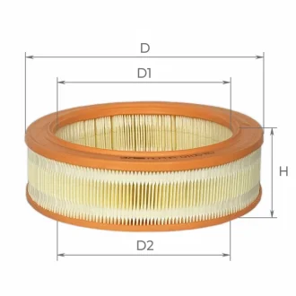 Фільтр повітряний 3302/2705/2217/2410/3102 Альфа ALPHA FILTER Альфа0105