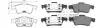 Колодка тормозная перед RENAULT LAGUNA II Grandtour (KG0/1_) (03/01-12/07) APPLUS APLUS 71141BAAP (фото 1)
