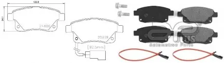 Колодки тормозные APLUS 71172BBAP