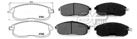 Колодка тормозная перед NISSAN JUKE (F15) (06/10-) APPLUS APLUS 71219BAAP