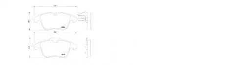 Колодки тормозные передние Citroen C5 Estate (DE_, RE_) (06/02-01/08) APLUS 71250AAP
