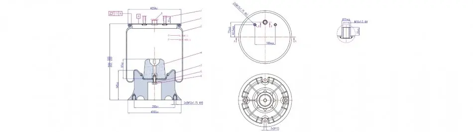 Пневморесора APLUS 91316AP (фото 1)