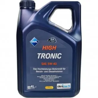 Олива моторна HighTronic 5W-40 4л ARAL 154FE7