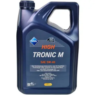 Олива моторна HighTronic M 5W-40 4л ARAL 154FE8