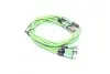 Кабель 3 в 1, USB MicroUSB+TypeC+Lightning, 1м <> ARMER ARM-MC001 (фото 2)