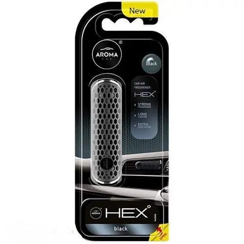 AROMA Ароматизатор на дефлектор Aroma Car HEX 10g - BLACK (11шт) AROMA CAR 83575 (фото 1)