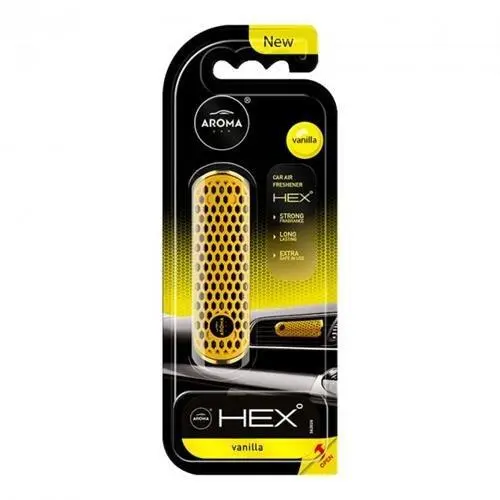 AROMA Ароматизатор на дефлектор Aroma Car HEX 10g - VANILLA (11шт) AROMA CAR 83577 (фото 1)