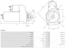 Стартер AS S0975S (фото 1)