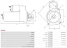 Стартер AS S9458S (фото 5)