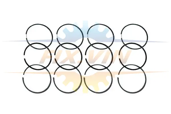 Кільця поршневі (к-кт) 1.5dCi Kangoo/Clio 01-/Logan 07-/Megane 03- (76mm/STD) ASAM 30639 (фото 1)