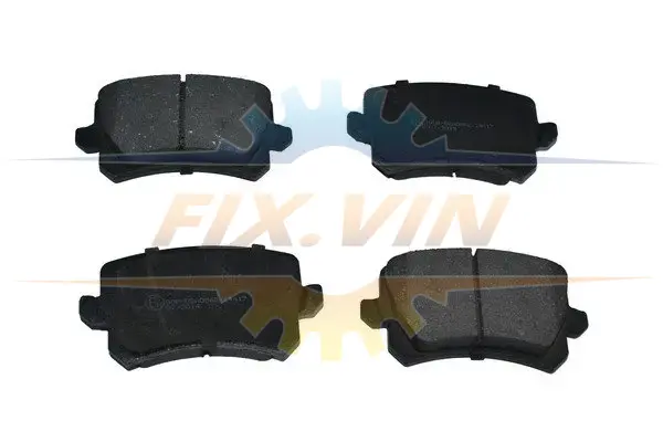 Колодки гальмівні задні Audi A4/A6 05 VW Caddy 3/B-6/B-7/Golf 5/Touran/Tiguan Asam ASAM 71336 (фото 1)