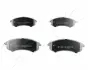 Колодки тормозные дисковые передние MITSUBISHI L 200 01- ASHIKA 50-05-515 (фото 1)