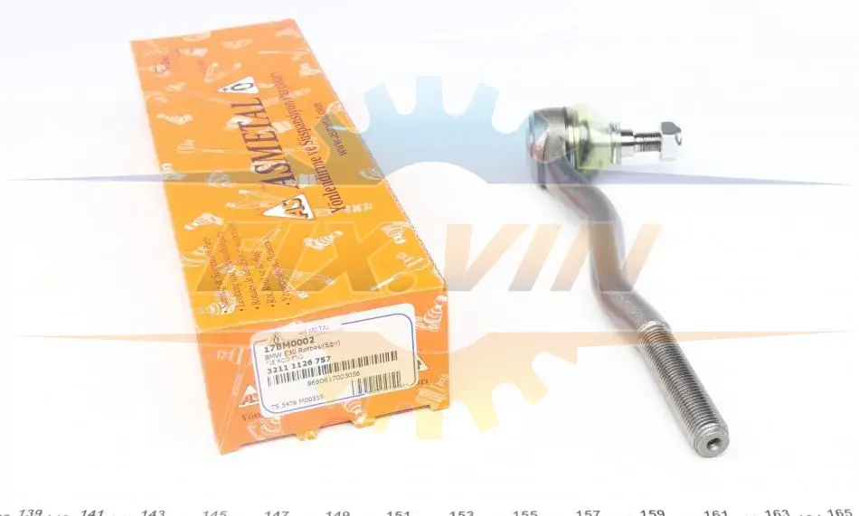 Наконечник рульової тяги BMW 3 (E30) 82-94 ASMETAL 17BM0002 (фото 1)