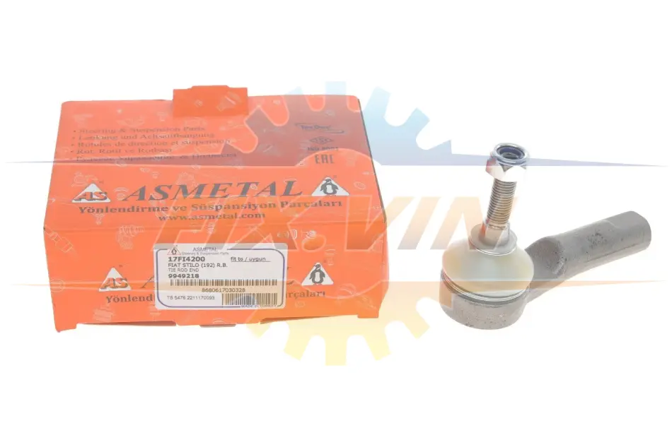 Наконечник рульової тяги Fiat Bravo/Stilo 01- ASMETAL 17FI4200 (фото 1)