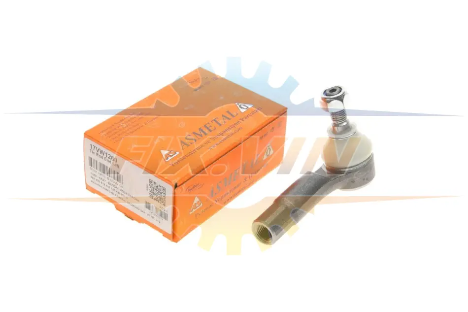 Наконечник рульової тяги Audi A3/Golf IV/Octavia/Bora 96-10 Л. ASMETAL 17VW1260 (фото 1)