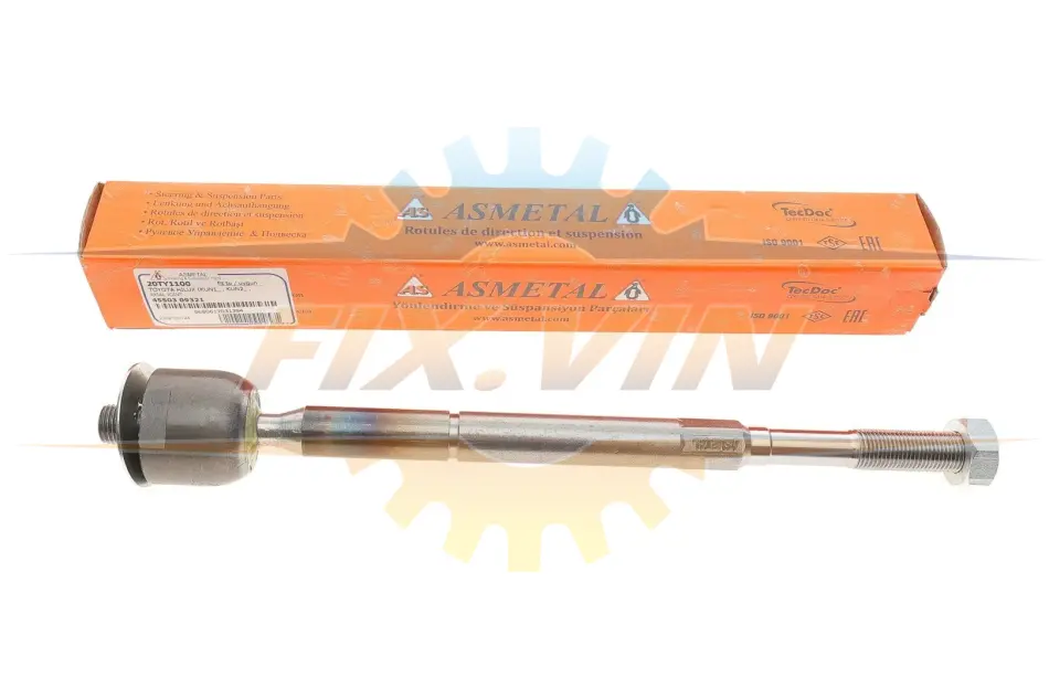 Тяга рульова Toyota Hilux VII 05-15 (L=295mm) ASMETAL 20TY1100 (фото 1)