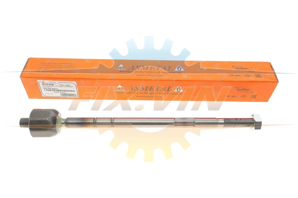Тяга рульова VW Polo 09-/Skoda Fabia 14-/Seat Toledo IV 12- (+ ELEC.PS) ASMETAL 20VW2030 (фото 1)