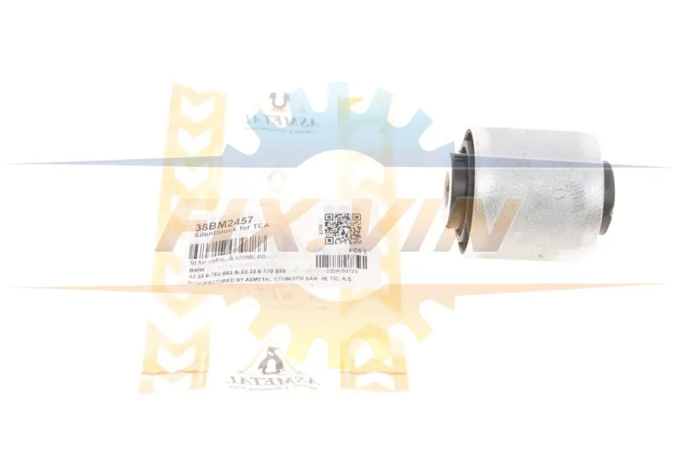 Сайлентблок важеля (заднього/ззаду/всередині) BMW (E90) 05-11/X1 (E84) 09-15 ASMETAL 38BM2457 (фото 1)
