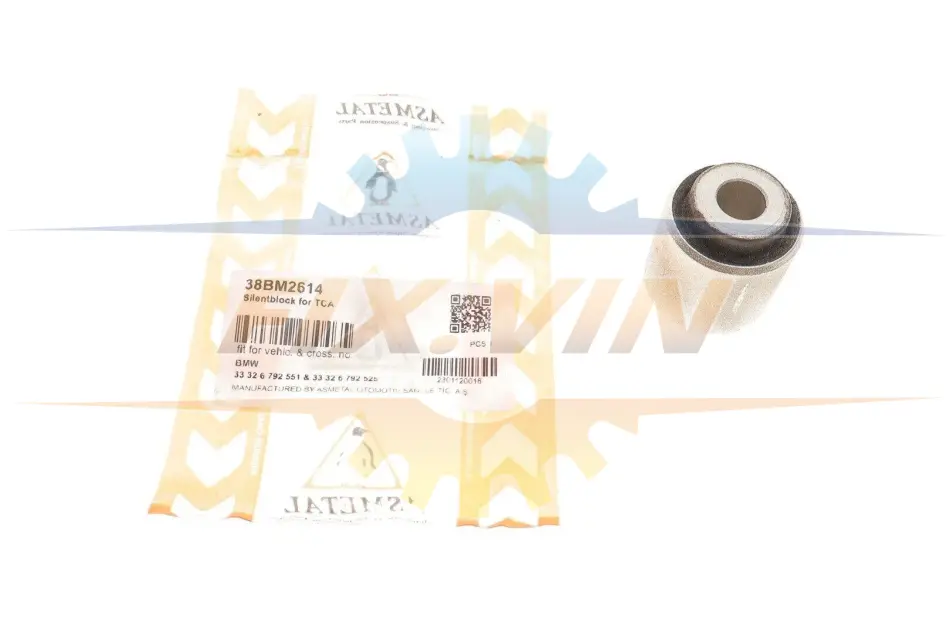 Сайлентблок важеля (заднього/знизу) BMW 1 (F20/F21)/2 (F22/F23)/3 (F30/F34)/4 (F33/F32/F36) 13- ASMETAL 38BM2614 (фото 1)
