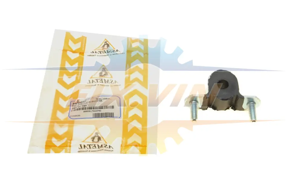 Подушка стабілізатора перед. Doblo 01- (зовн.) (кроншт.з болтами) ASMETAL 38FI5527 (фото 1)