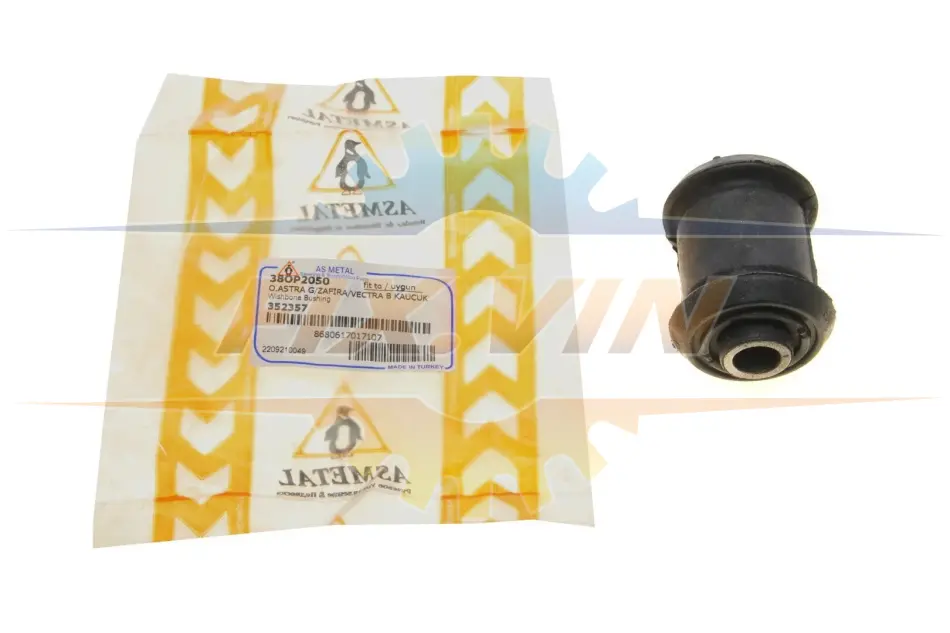 Сайлентблок важеля (переднього/знизу/спереду) Opel Astra G 98-05/Vectra B 95-03 (02070) ASMETAL 38OP2050 (фото 1)