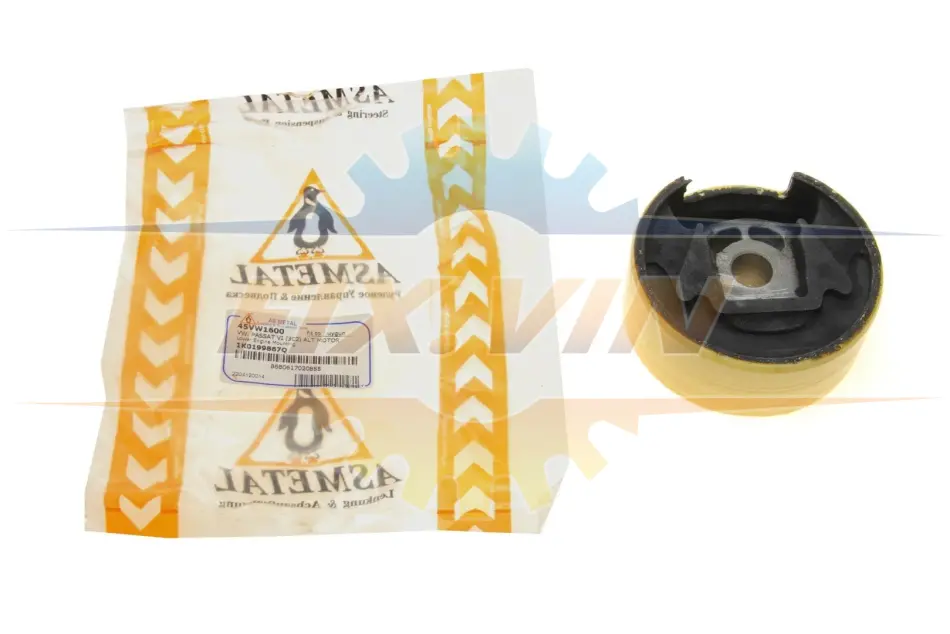 Подушка двигуна задня Caddy 04-/Golf 04-13/Octavia 04- (нижн.частина) ASMETAL 45VW1600 (фото 1)