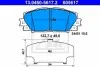 Комплект гальмівних колодок, дискове гальмо ATE 13.0460-5617.2 (фото 1)