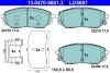 Комплект гальмівних колодок ATE 13047056812 (фото 1)